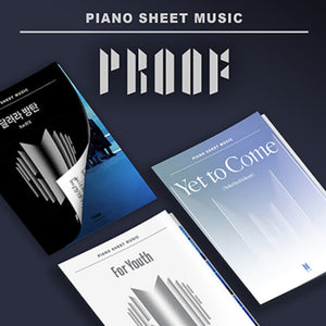 [SOLD OUT]  BTS- PIANO SHEET & SPECIAL ALBUM - Proof