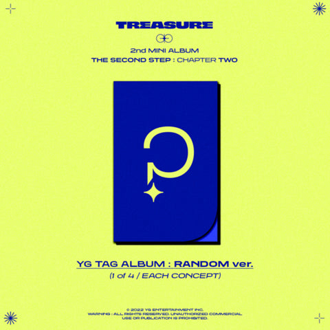 [SOLD OUT] TREASURE_1st Mini Album [THE SECOND STEP : CHAPTER TWO]_YG TAG