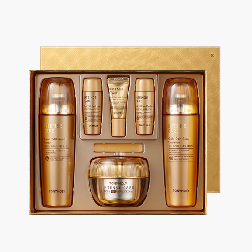 TONYMOLY INTENSE CARE 24K Gold トライアルセット SPECIAL] INTENSE CARE 24K GOLD SNAIL Skincare Triple SET